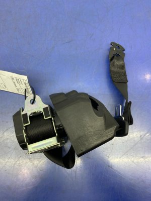 2017-2022 Maserati Levante Black Seat Belt Assembly - Rear, Right (Passenger) (Used OEM)