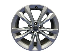2017-2019 Audi Q7 19x8.5 5 V-Spoke Silver Painted Alloy Wheel (Used OEM)