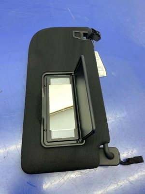 2018-2025 Lincoln Navigator Ebony (Black) Illuminated Sun Visor with Garage Door Opener - Right (Passenger) (Used OEM)