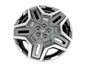 2021-2023 Hyundai Santa Fe Gray 19x7.5 5-Slotted Spoke Machined Gray Alloy Wheel (Used OEM)