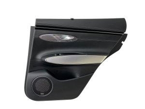 2022-2025 Genesis GV70 Black Door Interior Trim Panel with Premium Audio and Sun Shade - Rear, Right (Passenger) (Used OEM)