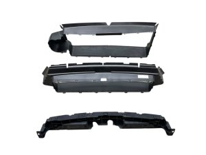 2020-2024 Lincoln Aviator Radiator Lower Tie Bar Support Bracket with Air Deflector Baffle Set - Front (Used OEM)
