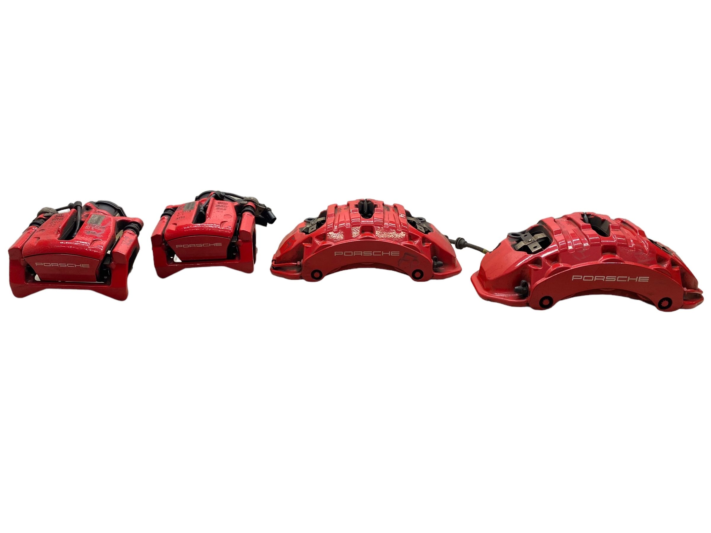 2015-2018 Porsche Macan Red Brembo Disc Brake Caliper - Front, Right (Passenger) (Used OEM)