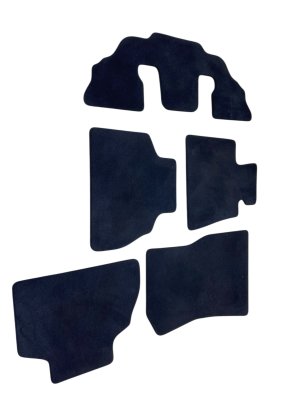 2019-2025 BMW X7 Black , Center, and Cargo Cloth Floor Mat Set - Front (Used OEM)