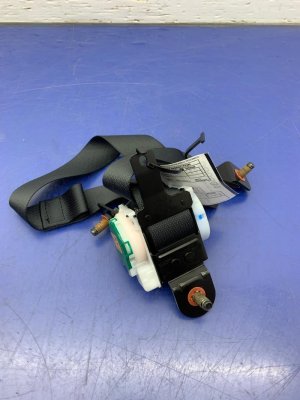 2022-2023 Hyundai Santa Cruz Black Seat Belt Assembly - Rear, Left (Driver) (Used OEM)