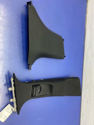 2017-2019 Mercedes-Benz E500 Black Upper and Lower B-Pillar Trim Panel Set - Right (Passenger) (Used OEM)