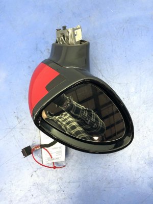 2011-2015 Porsche Cayenne Red Power Blind Spot Auto-Dimming Door/Side View Mirror - Left (Driver) (Used OEM)