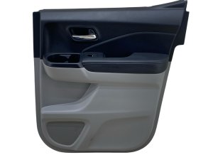 2017-2020 Honda Ridgeline Gray Door Interior Trim Panel - Rear, Right (Passenger) (Used OEM)