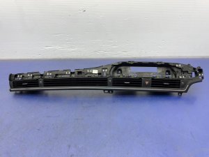 2018-2025 Audi A5 Black Dash Center Air Vent Assembly with Hazard Switch - Front (Used OEM)