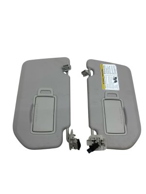 2022-2025 Mitsubishi Outlander Gray Illuminated Sliding Sun Visor Set (Used OEM)