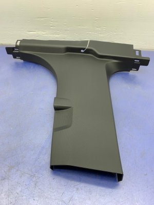 2021-2024 Ford Mustang Mach-E Black Lower B-Pillar Trim Panel Cover - Left (Driver) (Used OEM)