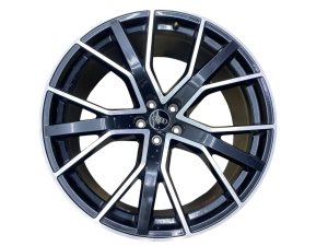 2019-2023 Audi Q8 Black 22x10 5 W-Spoke Alloy Wheel (Used OEM)