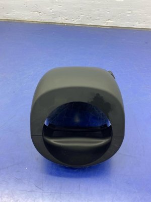 2012-2018 Audi A6 Black Upper and Lower Steering Column Housing Trim Cover - Front (Used OEM)
