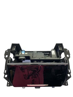 2022-2024 Jeep Wagoneer Black Center Console Bin with USB Plugs and Sliding Cover (Used OEM)