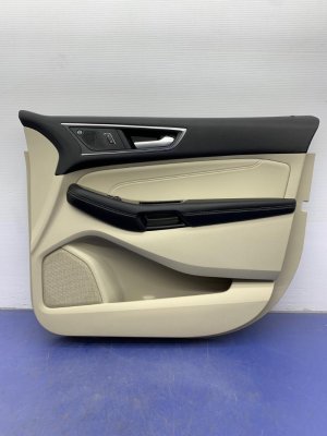 2019-2024 Ford Edge Tan Door Interior Trim Panel - Front, Right (Passenger) (Used OEM)