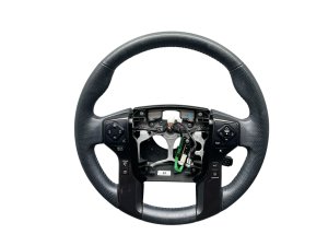 OEM Black Leather Wrapped Steering Wheel for 2010-2024 Toyota 4Runner - Front (OEM)
