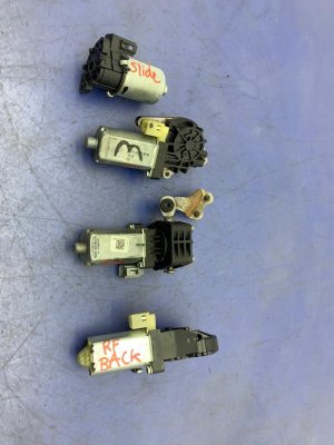 2015-2020 Ford F-150 10-Way Power Seat Adjustment Motor Set - Front (Used OEM)