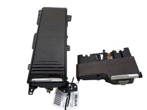 2017-2023 Volvo S90 Brown Center Console Cup Holder and Sliding Storage Box Assembly (Used OEM)
