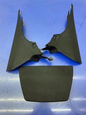 2015-2020 BMW M4 Black Upper C-Pillar and Center Brake Light Trim Cover Set - Rear (Used OEM)
