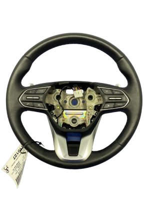 2020-2022 Hyundai Palisade Black Leather Steering Wheel Assembly with Adaptive Cruise Control - Front (Used OEM)