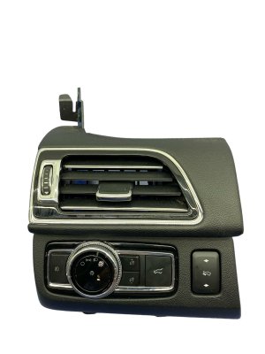 2018-2021 Lincoln Navigator Ebony (Black) Air Vent Grille with Trim and Headlight Switch - Front (Used OEM)