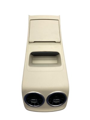 2020-2024 Mercedes-Benz GLA250 Beige Center Console with Vents and Multimedia Port - Rear (Used OEM)