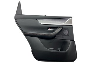 2025-2026 Mazda CX-70 Black Door Interior Trim Panel with Retractable Sunblind - Rear, Left (Driver) (Used OEM)