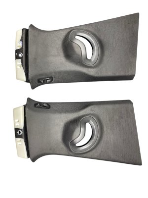2020-2023 BMW X6 Black Upper B-Pillar Trim Panels - Front (Used OEM)