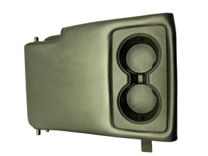2020-2024 Jeep Gladiator Black Center Seat Armrest with Dual Cupholders - Rear, Right (Passenger) (Used OEM)