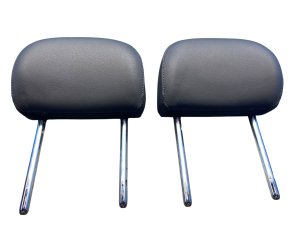 2017-2024 Audi Q7 Black Second Row Seat Headrest Set - Rear, Right (Passenger) (Used OEM)