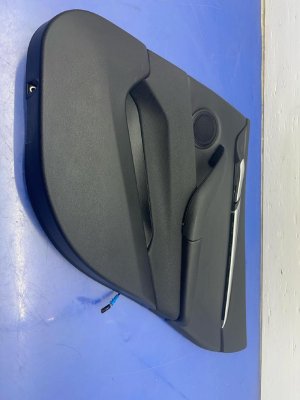2016-2019 BMW X1 Black Door Interior Trim Panel - Rear, Right (Passenger) (Used OEM)