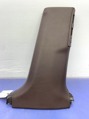 2018-2025 Lexus LS500 Brown Lower B-Pillar Trim Panel with A/C Vent - Right (Passenger) (Used OEM)