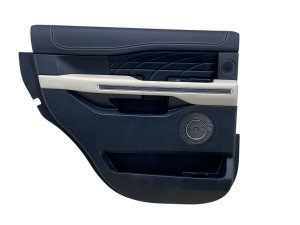 2018-2021 Lincoln Navigator Black Door Interior Trim Panel with B&O Sound System - Rear, Left (Driver) (Used OEM)