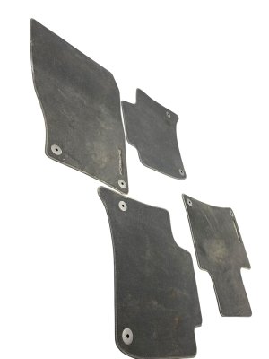 2011-2018 Porsche Cayenne Black Front and Rear Floor Mat Set (Used OEM)
