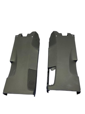 2017-2024 Audi Q7 Black Lower B-Pillar Trim Cover Panel Set (Used OEM)