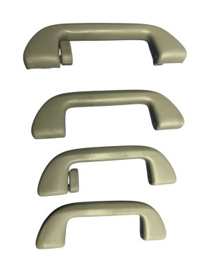 2017-2020 Honda Ridgeline Gray Front and Rear Interior Grab Bar Handle Set (Used OEM)