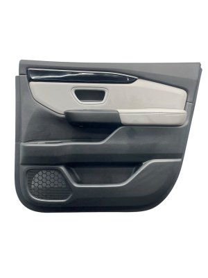 2023-2025 Honda Pilot Black Leather Door Interior Trim Panel - Front, Right (Passenger) (Used OEM)