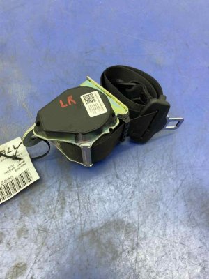 2014-2022 Maserati Ghibli Black Seat Belt Assembly - Rear, Left (Driver) (Used OEM)
