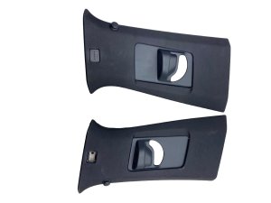 2023-2025 Cadillac LYRIQ Black Upper B-Pillar Trim Cover Set (Used OEM)