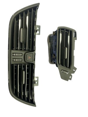 2020-2024 Ford Escape Black Dashboard Center and A/C Heater Vent Set - Front (Used OEM)