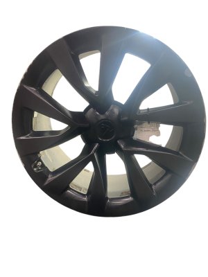  Tesla Model x Black 20x9.5 5-Spoke Double Aluminum Wheel (Used OEM)