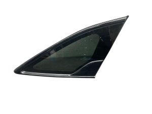 2021-2023 Hyundai Santa Fe Quarter Glass with Dark Satin Molding - Rear, Right (Passenger) (Used OEM)