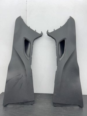 2017-2020 Jaguar F-Pace Black Center Console Trim Cover Panel Set - Front (Used OEM)