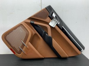 2011-2018 Porsche Cayenne Brown Door Interior Trim Panel with Bose Audio - Rear, Right (Passenger) (Used OEM)
