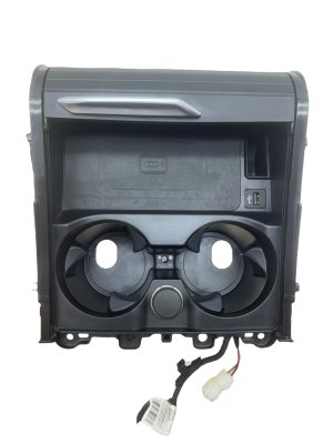 2018-2021 BMW X3 Black Center Console Cup Holder and Storage Compartment with Wireless Charging Pad - Front (Used OEM)