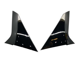 2025-2026 Nissan Murano Super Black Trunk Liftgate Spoiler End Cap Set - Rear (Used OEM)