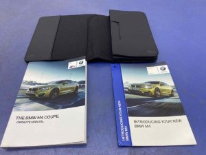 2015-2020 BMW M4 Owners Manual with Case (Used OEM)