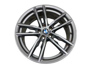 2018-2024 BMW X3 19x7.5 Style 698M Machined Silver Alloy Wheel (Used OEM)