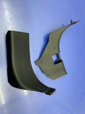 2015-2020 Ford F-150 Black Kick Panel Trim Cover Set - Front (Used OEM)