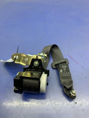 2022-2025 Toyota GR86 Black Seat Belt Assembly - Rear, Left (Driver) (Used OEM)